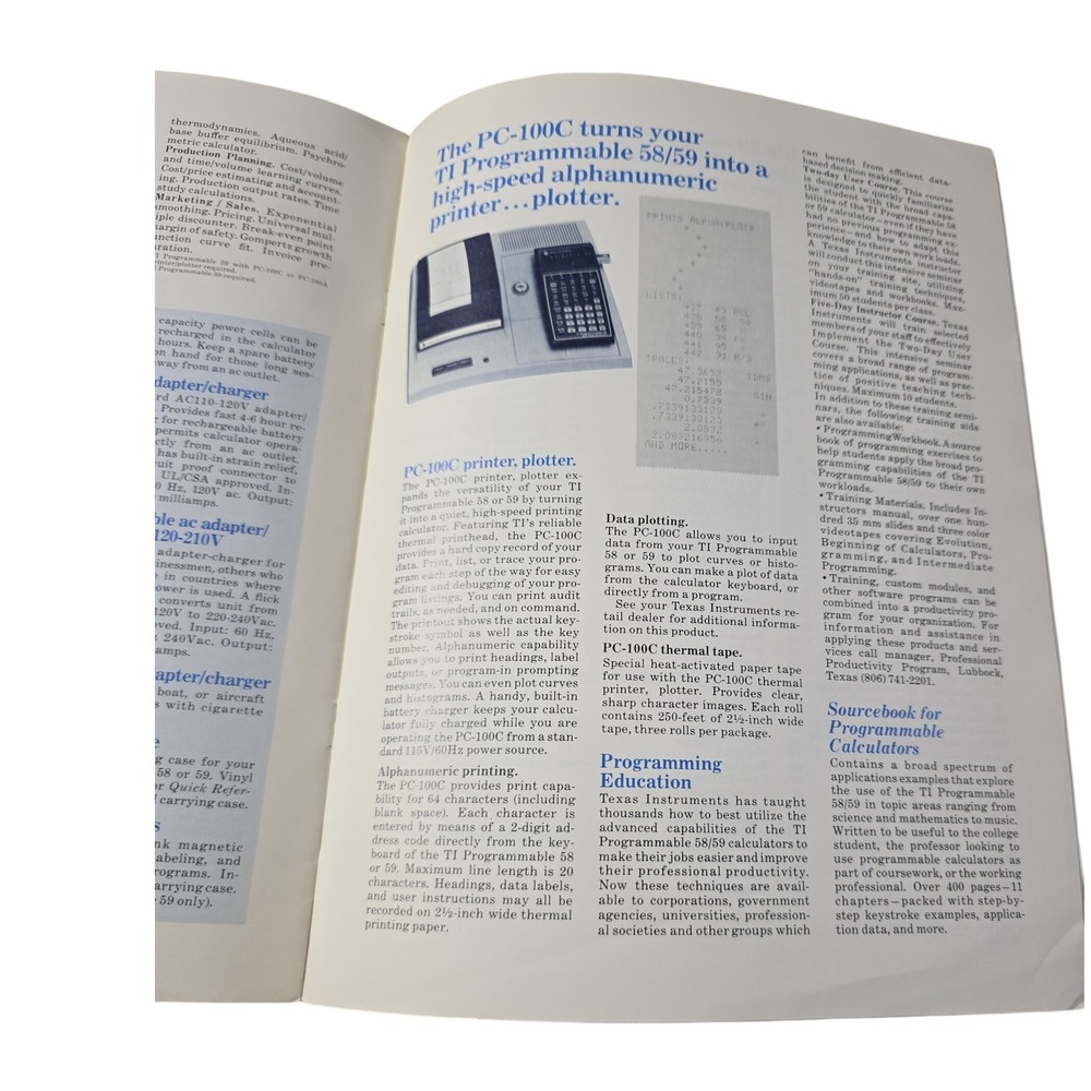 Texas Instruments TI 58/59 Programmable Solid State Software Libraries Catalog - Picture 3 of 4
